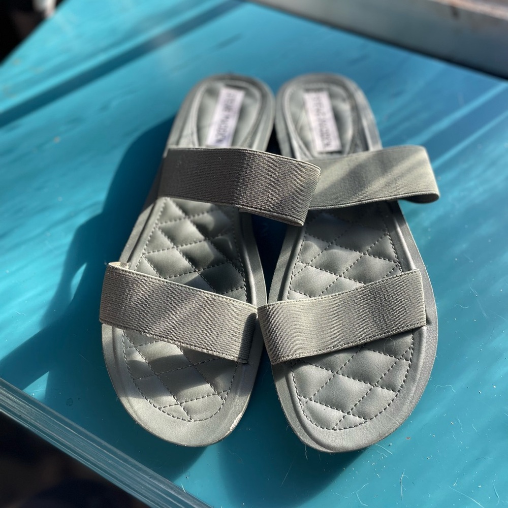 Green Steve Madden Sandals